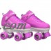 Epic Galaxy Elite Purple Quad Speed Roller Skates   554940574